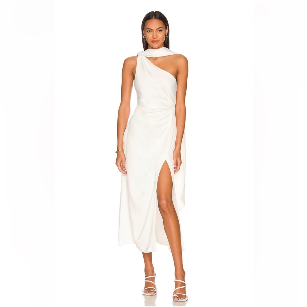 Estra Dress MISHA Revolve White Long Dress